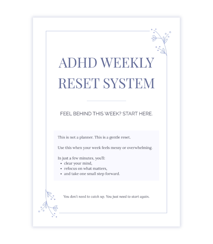 Weekly Reset System