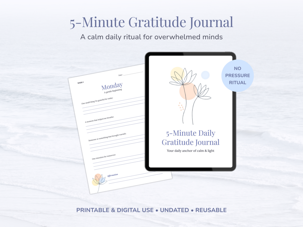 5-Minute Gratitude Journal
