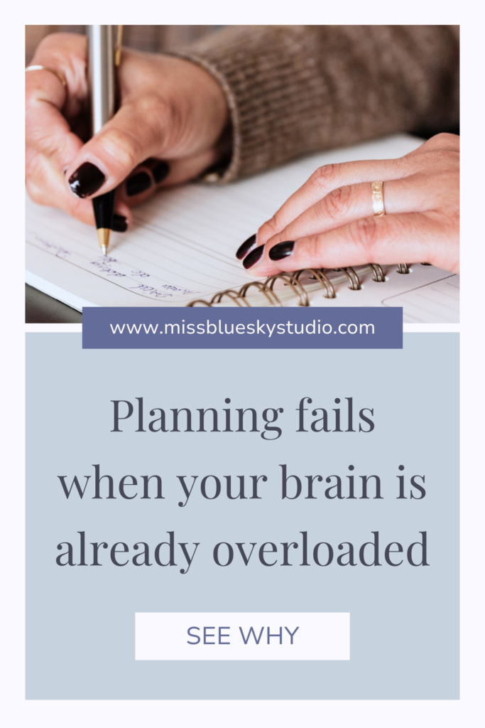 How to Clear Mental Overload with ADHD Before You Try to Plan Anything