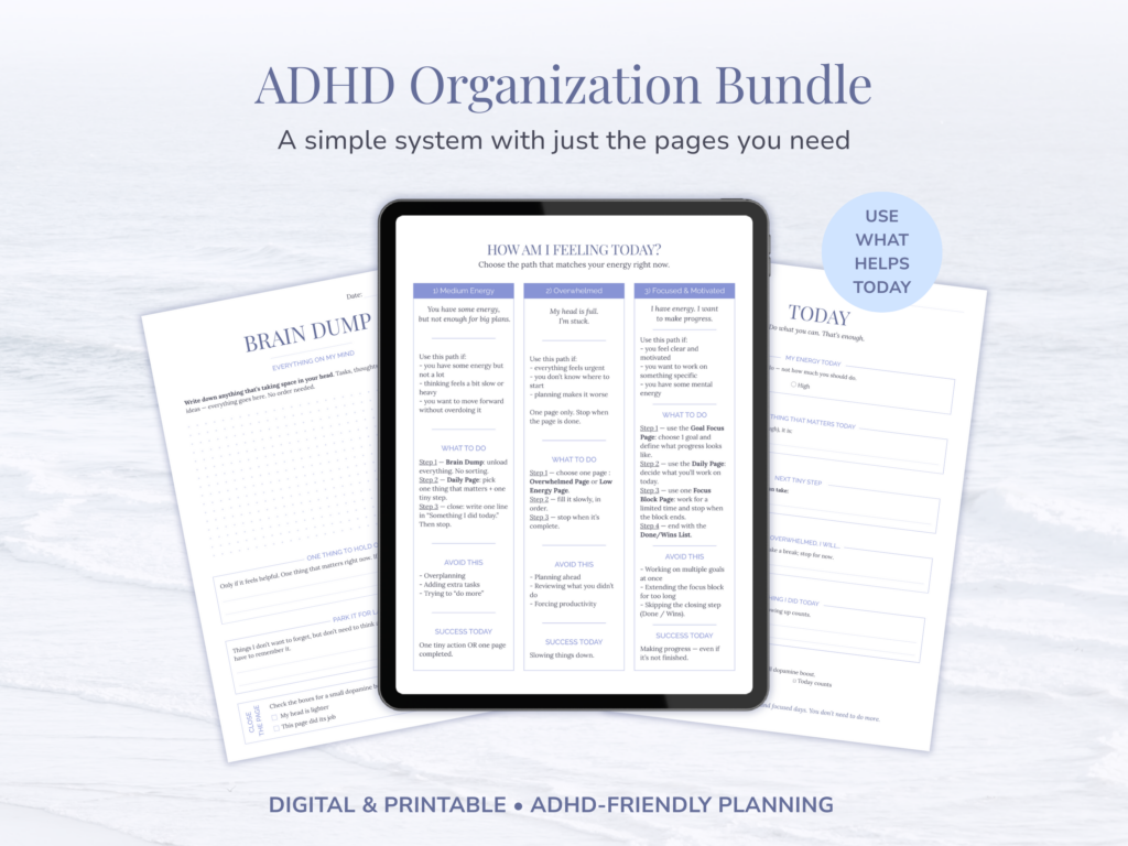 ADHD Organization Bundle
