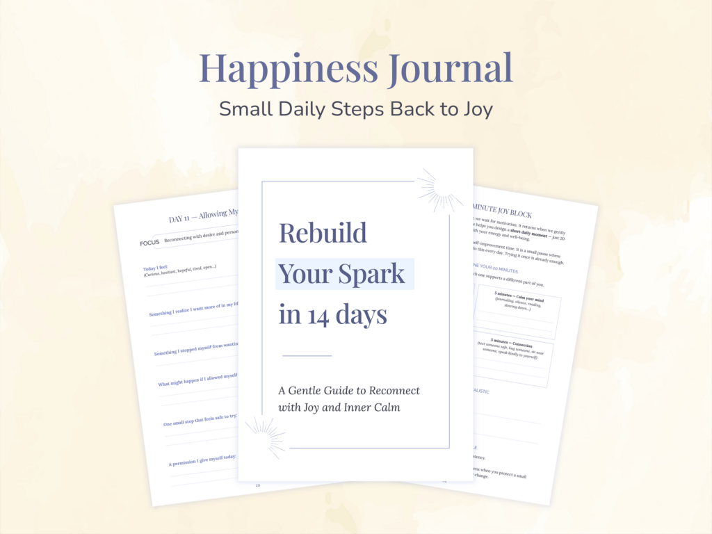 Happiness Journal Rebuild your spark in 14 days