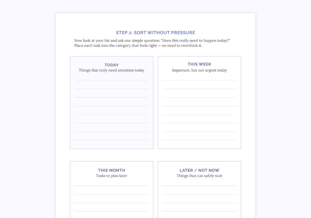 ADHD Task Organizer